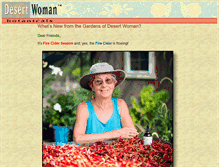 Tablet Screenshot of desertwoman.net